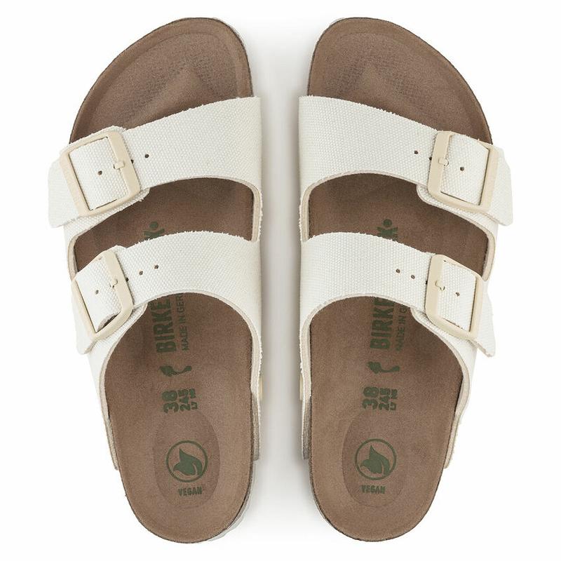 Birkenstock Vegan Micro Fiber Arizona Dame Hvide | DK 96XYU